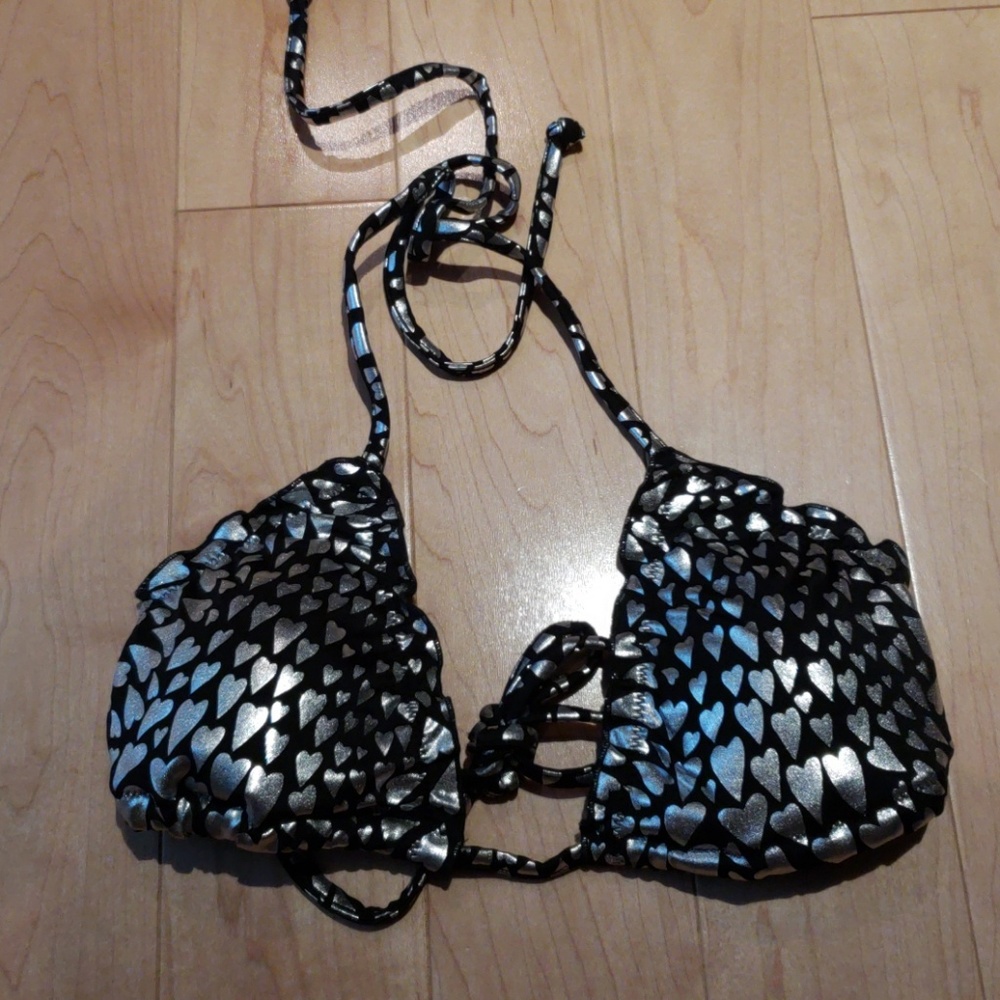 Victoria's secret swim, lined triangle top, S